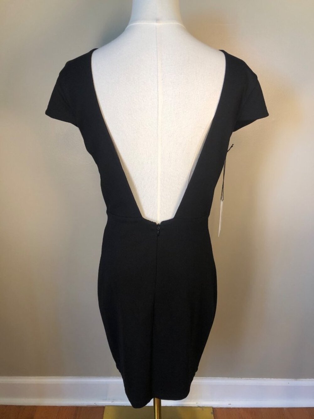 NWT Ali & Jay Sylva Little Black Dress Mini Modern Edgy Size M - Picture 2 of 12